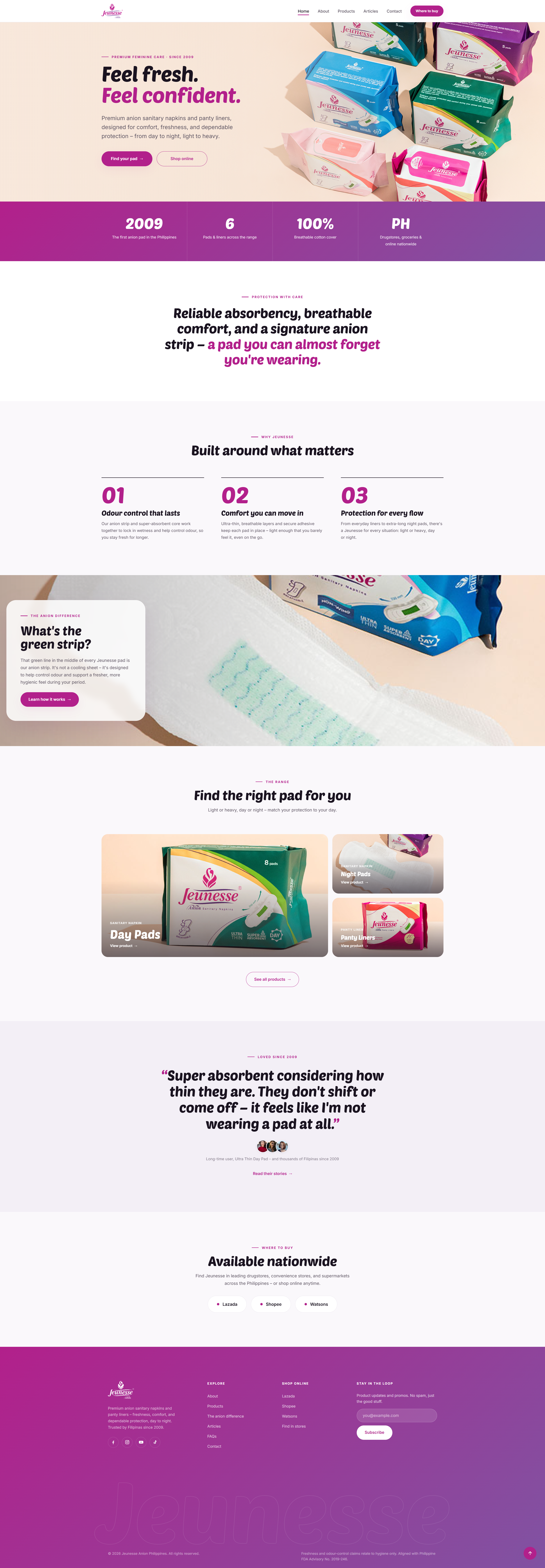 Preview of homepage direction B